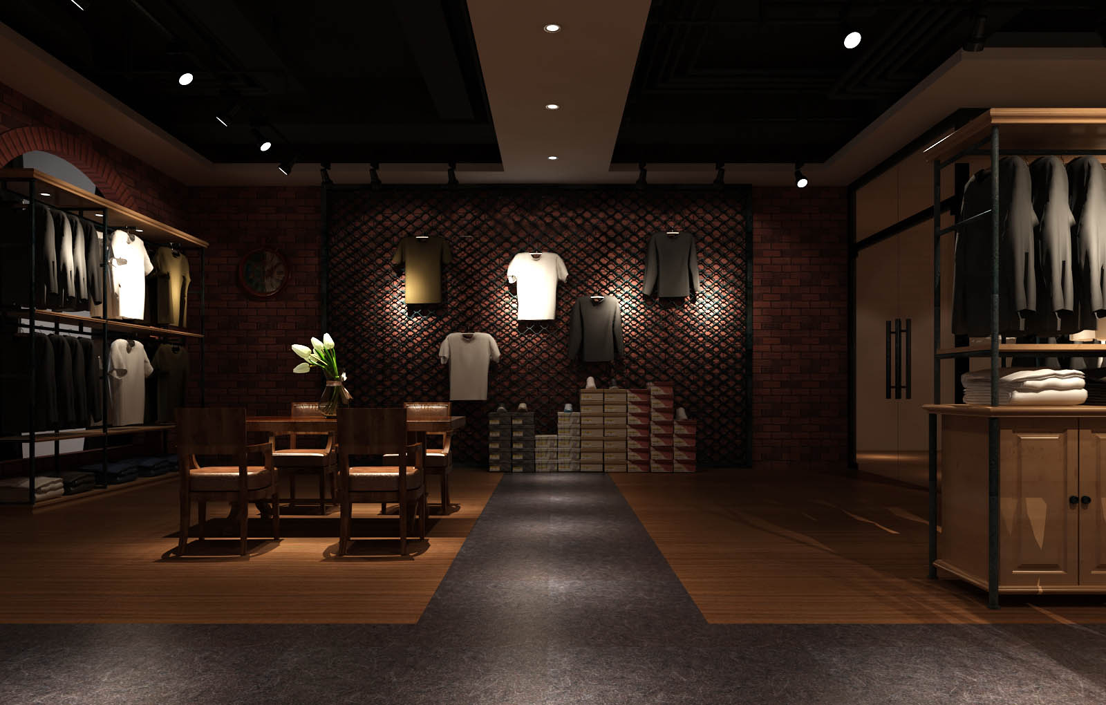 運(yùn)動品牌專賣店裝修|運(yùn)動服裝店裝修圖片