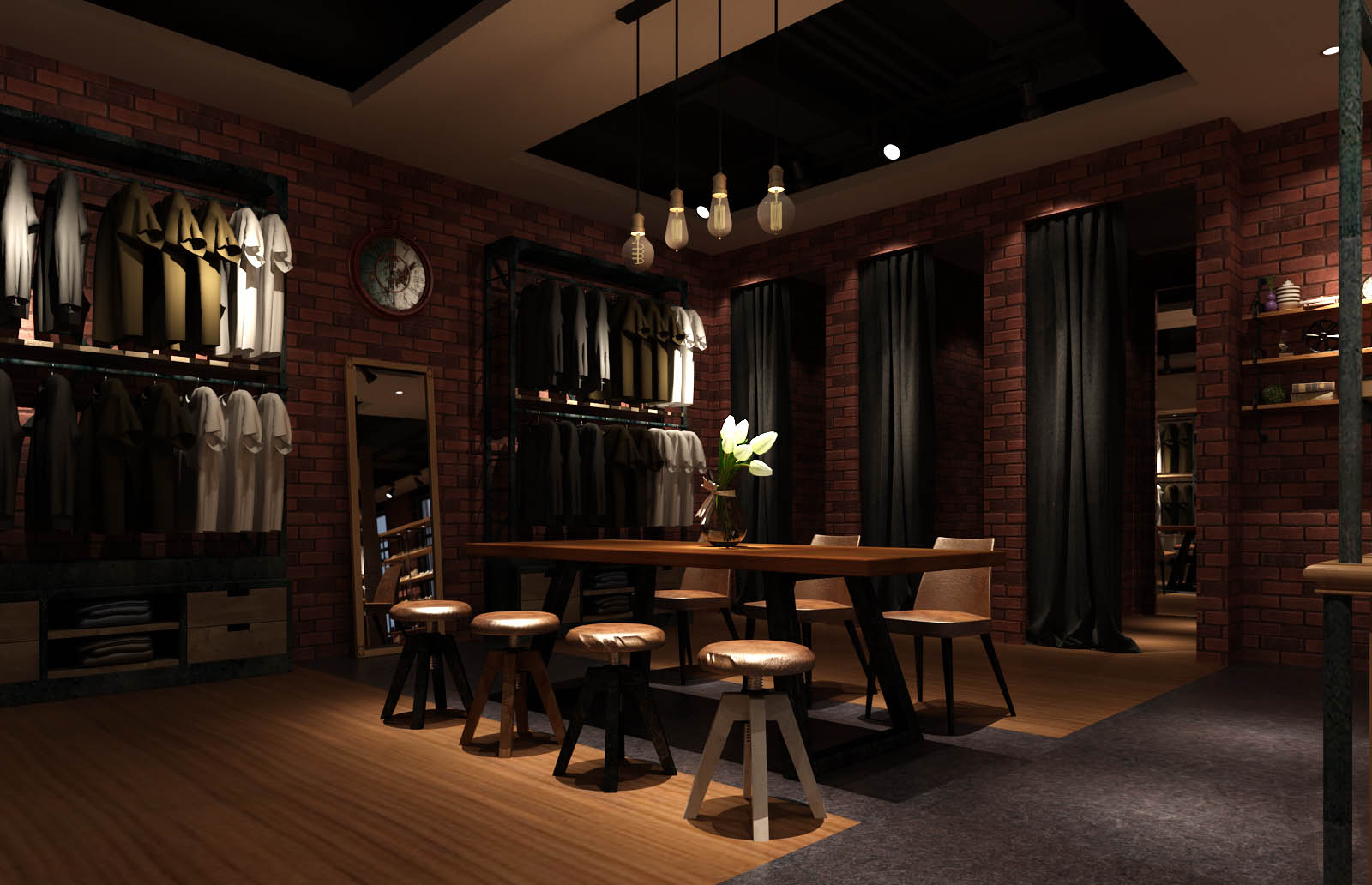 運(yùn)動品牌專賣店裝修|運(yùn)動服裝店裝修圖片