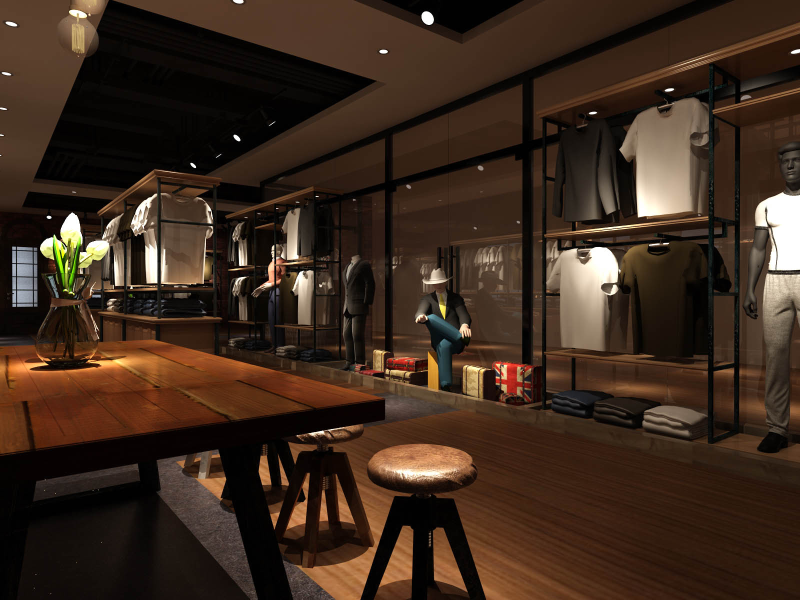 運(yùn)動品牌專賣店裝修|運(yùn)動服裝店裝修圖片